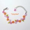 Colorful Flower Bead Bracelet - Image 5