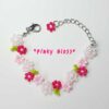 Colorful Flower Bead Bracelet - Image 14