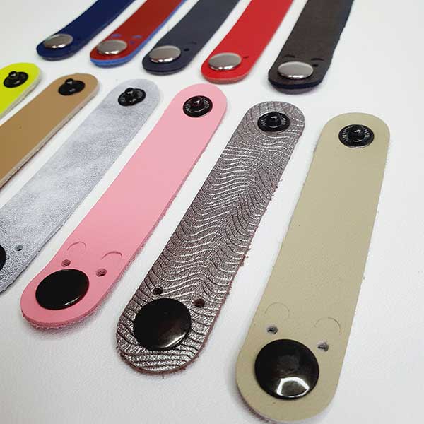 5/10 Pcs Cute Bear Genuine Leather Cable Straps – Earphone & Charging Cable Organizer, Assorted Colors (Copy) - Image 5